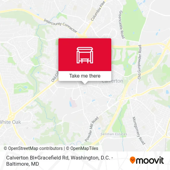 Calverton Bl+Gracefield Rd map