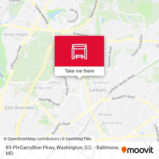 85 Pl+Carrollton Pkwy map