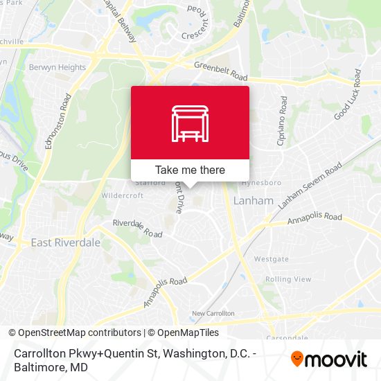 Carrollton Pkwy+Quentin St map
