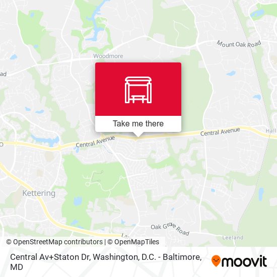 Central Av+Staton Dr map