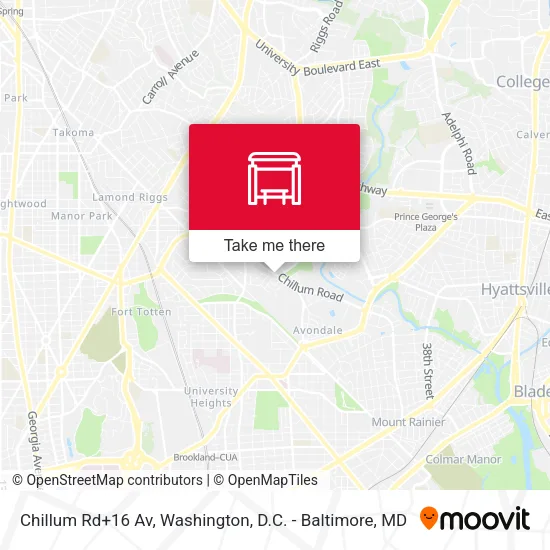 Chillum Rd+16 Av map
