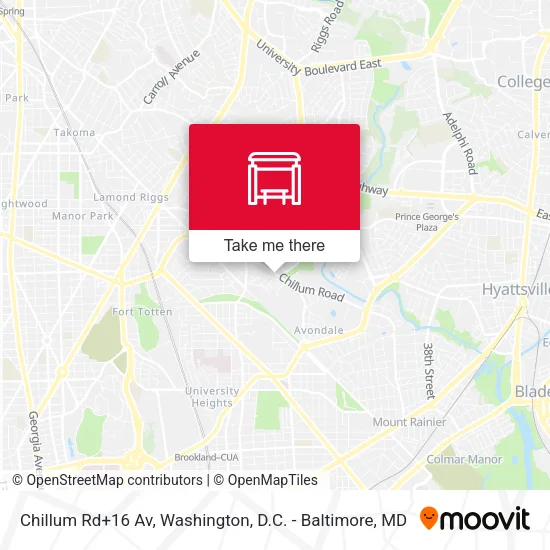 Chillum Rd+16 Av map