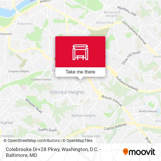 Colebrooke Dr+28 Pkwy map