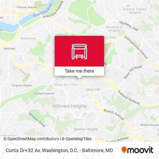 Curtis Dr+32 Av map
