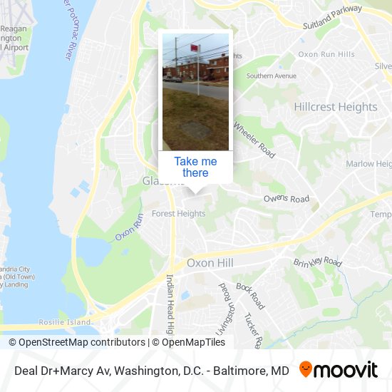 Deal Dr+Marcy Av map