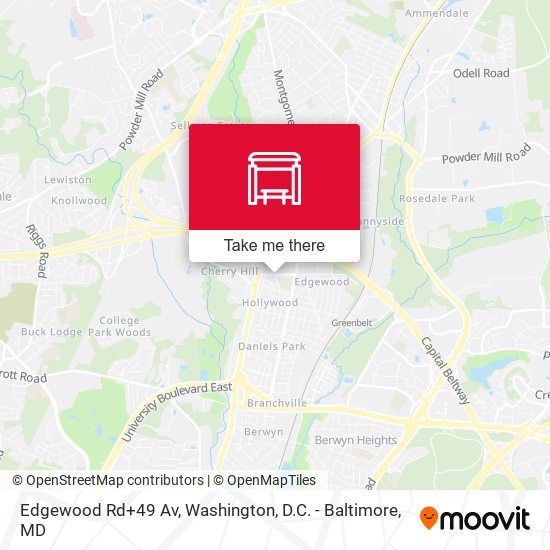 Mapa de Edgewood Rd+49 Av