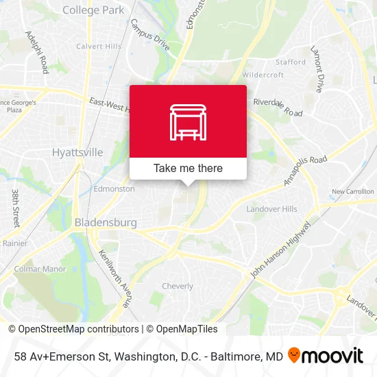 58 Av+Emerson St map