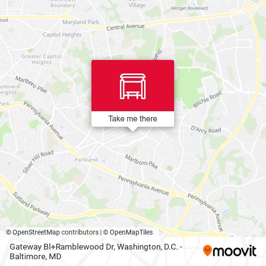 Gateway Bl+Ramblewood Dr map