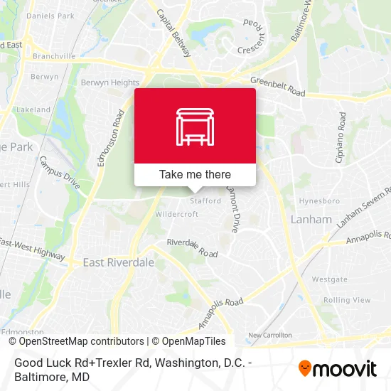 Good Luck Rd+Trexler Rd map