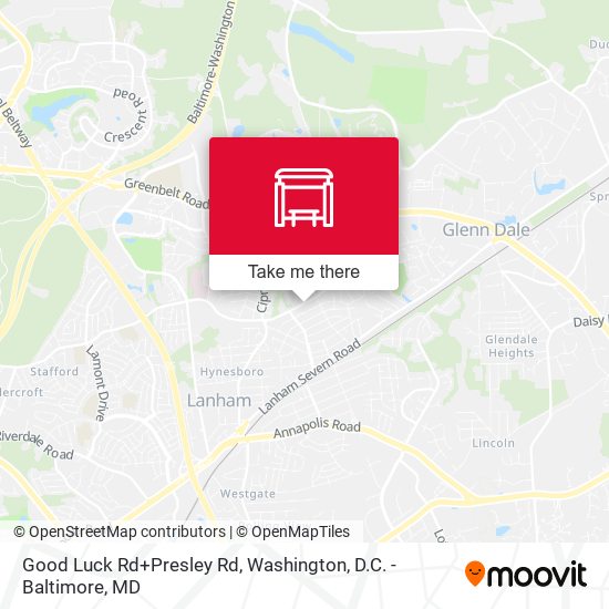 Mapa de Good Luck Rd+Presley Rd