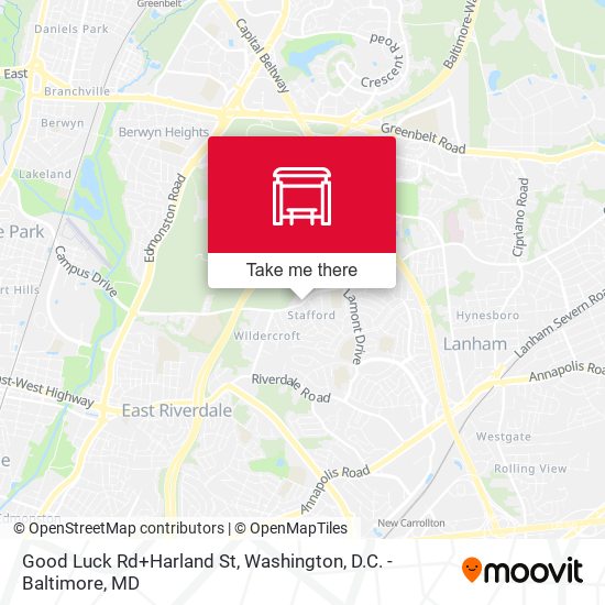 Mapa de Good Luck Rd+Harland St