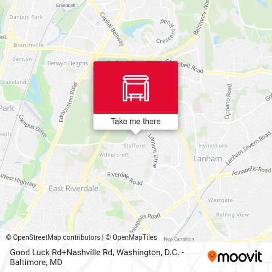 Good Luck Rd+Nashville Rd map