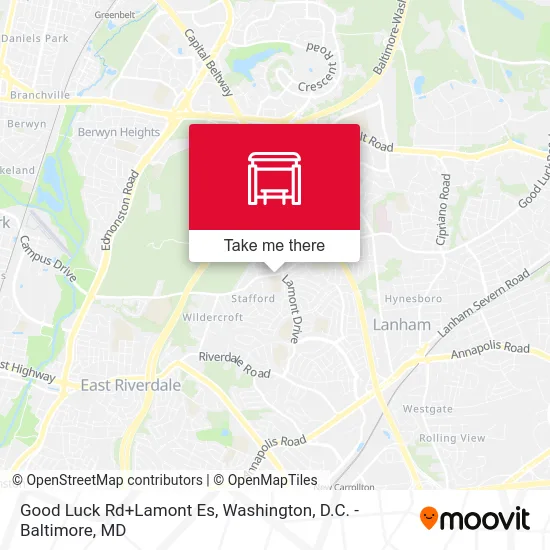 Good Luck Rd+Lamont Es map