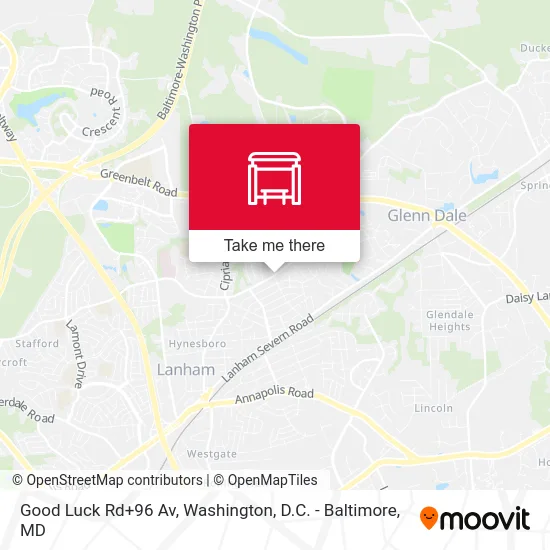 Good Luck Rd+96 Av map