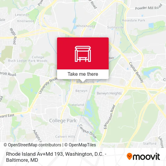 Rhode Island Av+Md 193 map