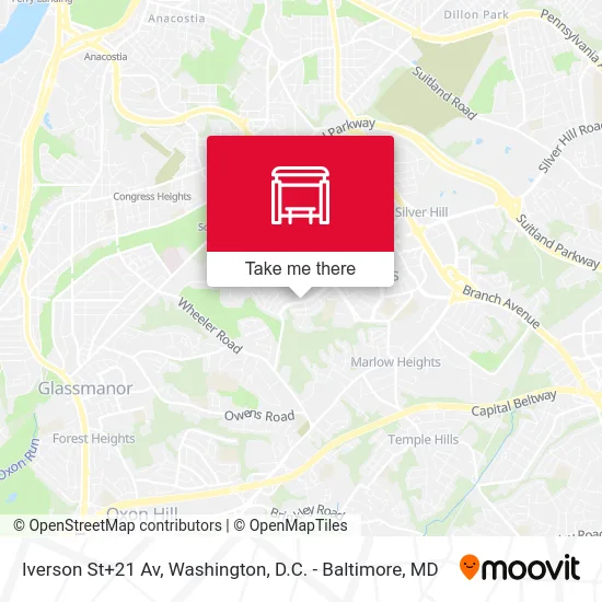 Iverson St+21 Av map