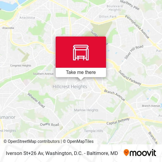 Iverson St+26 Av map