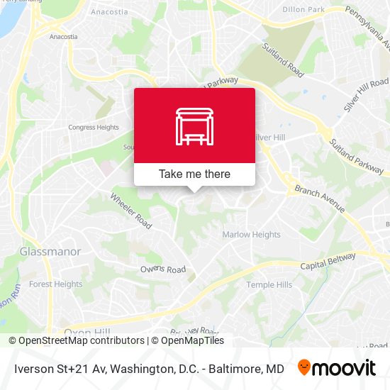 Iverson St+21 Av map