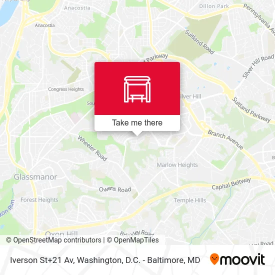 Iverson St+21 Av map