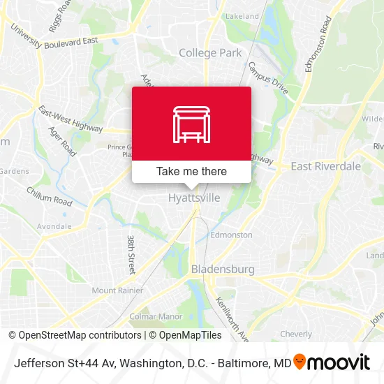 Jefferson St+44 Av map
