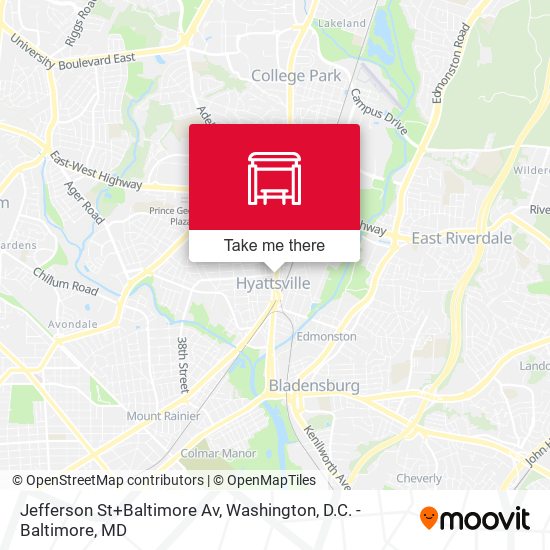 Jefferson St+Baltimore Av map