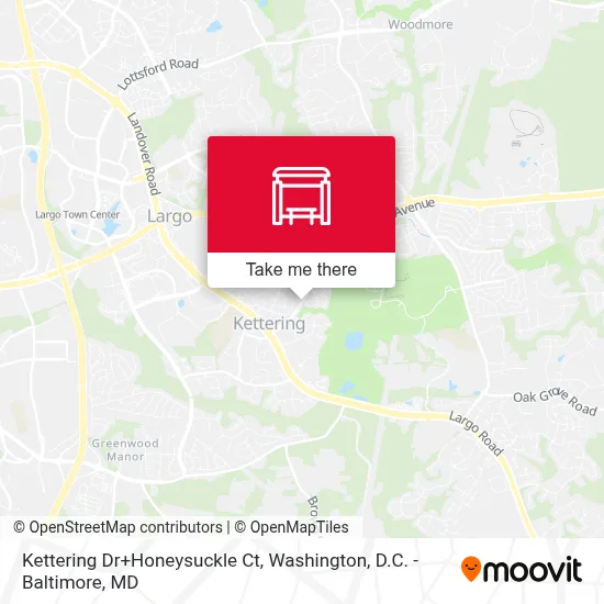 Kettering Dr+Honeysuckle Ct map