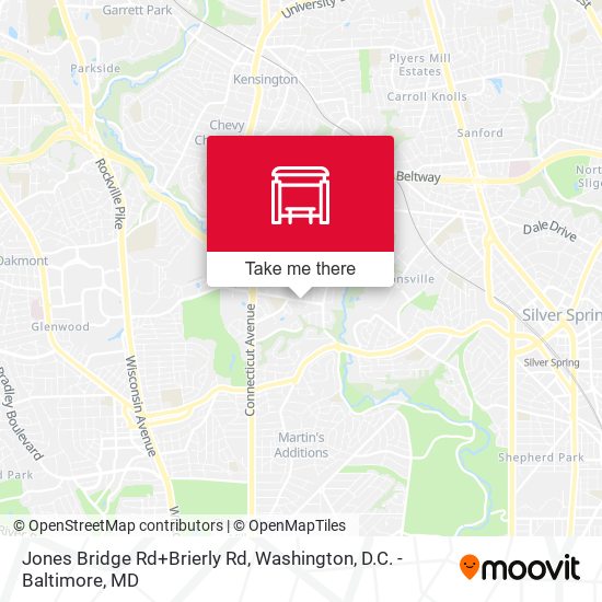 Mapa de Jones Bridge Rd+Brierly Rd