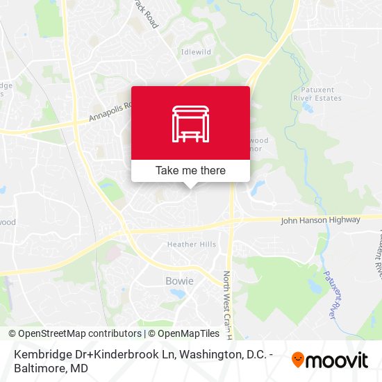 Mapa de Kembridge Dr+Kinderbrook Ln