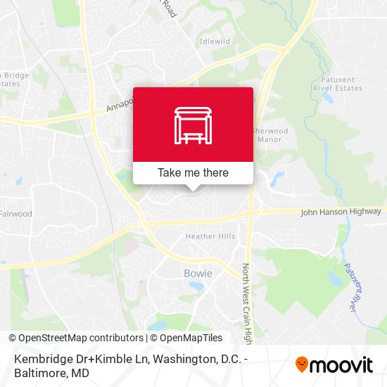 Mapa de Kembridge Dr+Kimble Ln