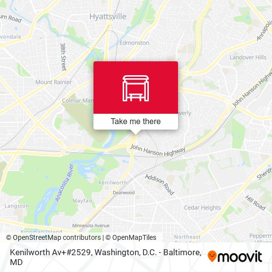 Kenilworth Av+#2529 map