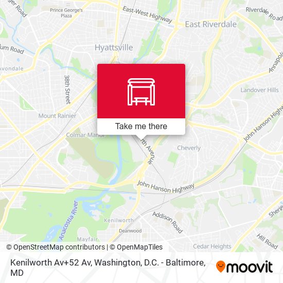 Mapa de Kenilworth Av+52 Av
