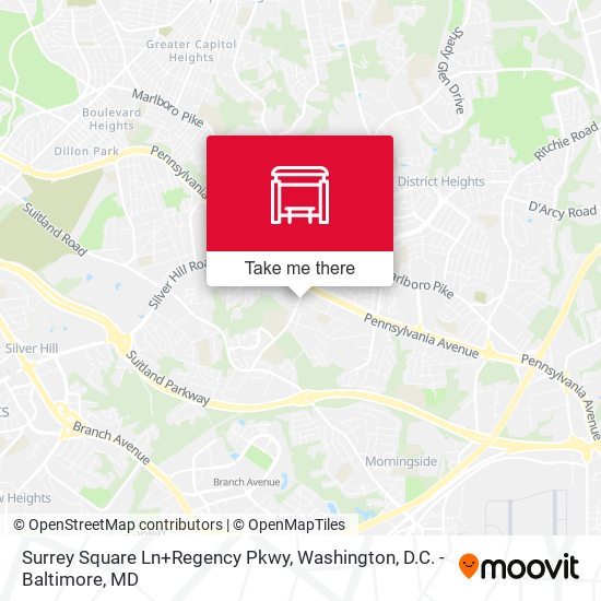 Surrey Square Ln+Regency Pkwy map