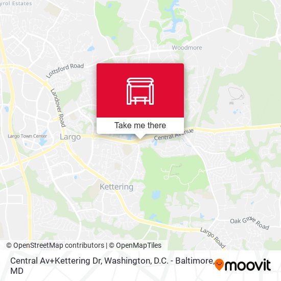 Mapa de Central Av+Kettering Dr