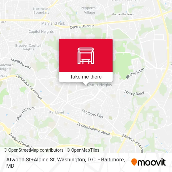 Atwood St+Alpine St map