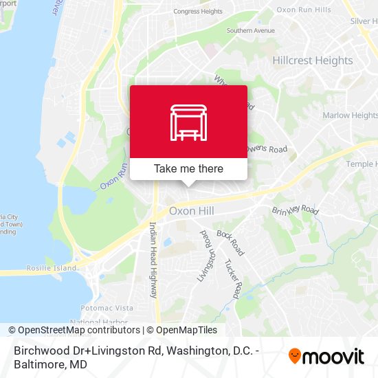 Birchwood Dr+Livingston Rd map