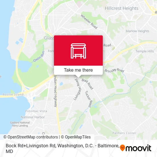 Bock Rd+Livingston Rd map