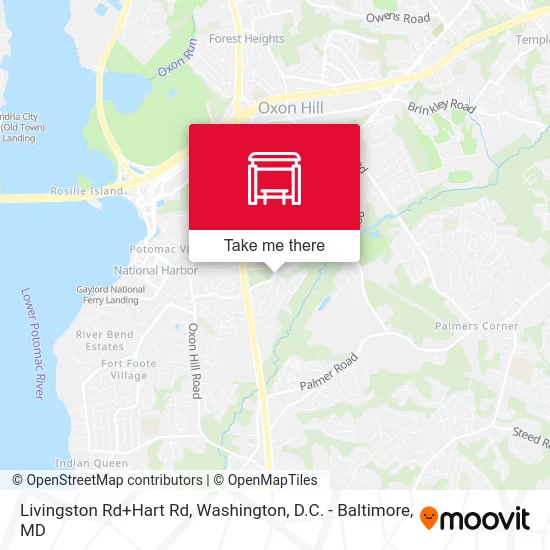 Livingston Rd+Hart Rd map