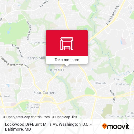 Mapa de Lockwood Dr+Burnt Mills Av
