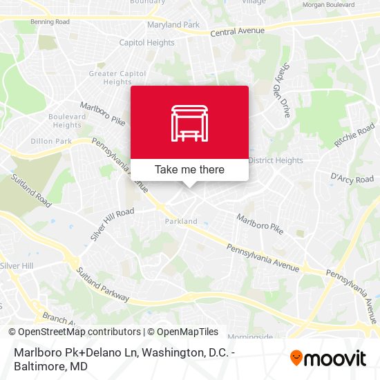 Mapa de Marlboro Pk+Delano Ln