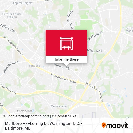 Mapa de Marlboro Pk+Lorring Dr