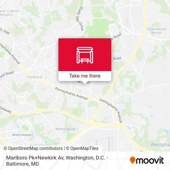 Marlboro Pk+Newkirk Av map