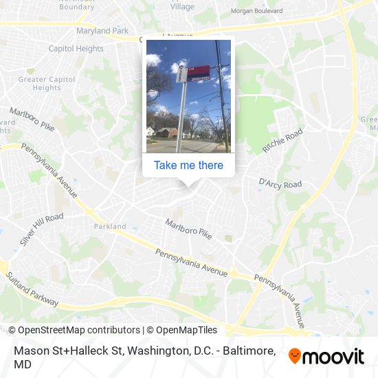 Mason St+Halleck St map