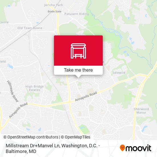 Mapa de Millstream Dr+Manvel Ln