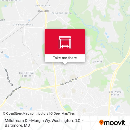 Millstream Dr+Margin Wy map