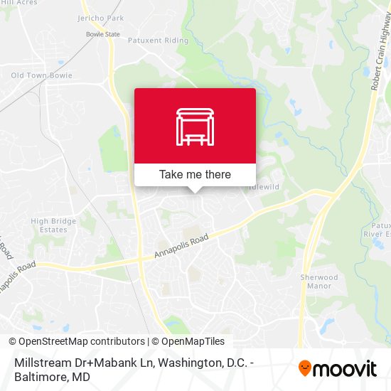 Mapa de Millstream Dr+Mabank Ln