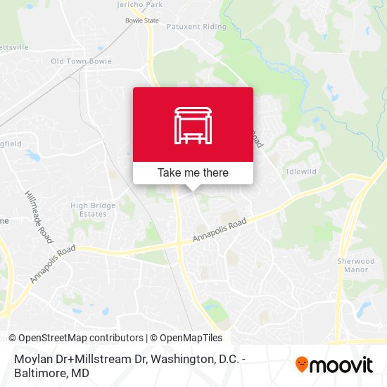 Moylan Dr+Millstream Dr map