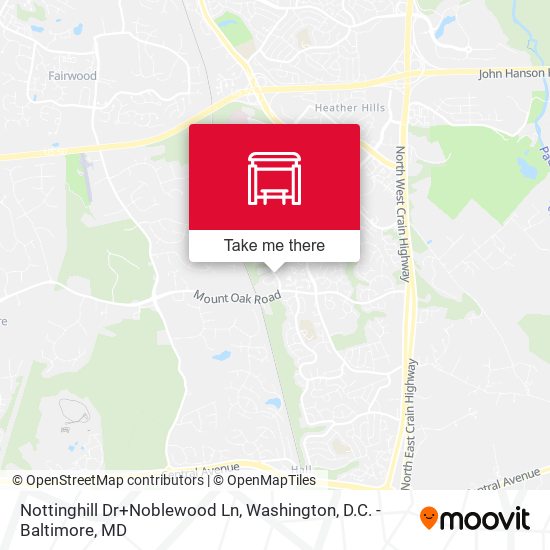 Mapa de Nottinghill Dr+Noblewood Ln
