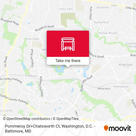 Pommeroy Dr+Chatsworth Ct map