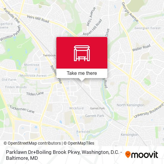 Parklawn Dr+Boiling Brook Pkwy map