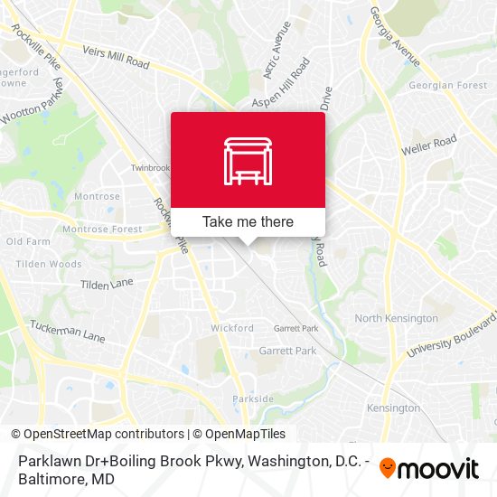 Mapa de Parklawn Dr+Boiling Brook Pkwy